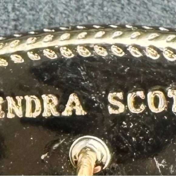 Vintage Kendra Scott Maury Drop Earrings•Retired HTF• Iridescent MOP Rose Gold - Picture 6 of 6